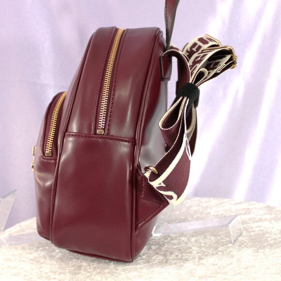 GUESS Renae Mini Backpack in Oxblood with Matching Coin Pouch – NWT - Picture 2 of 15